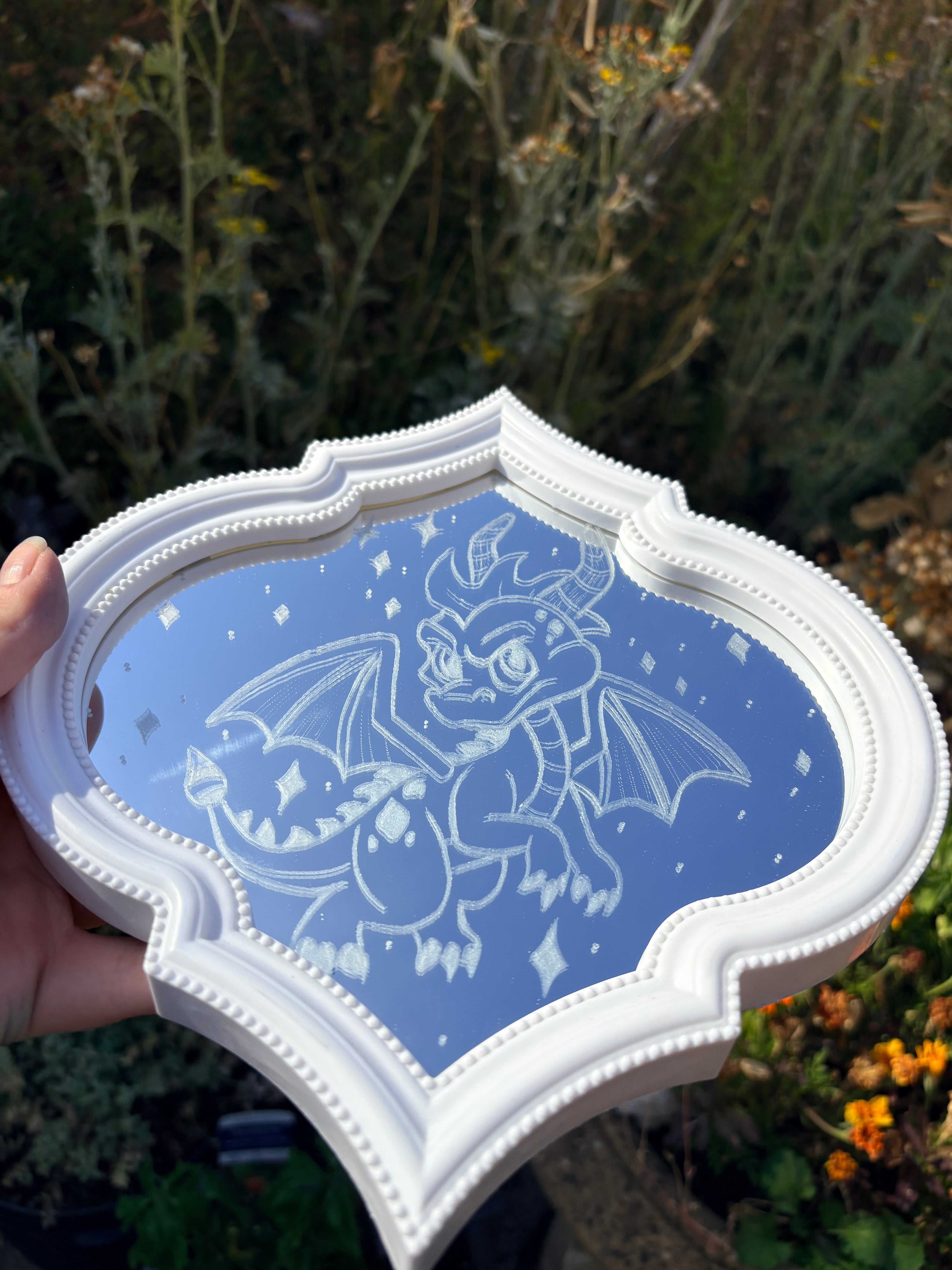 Spyro the dragon small mirror