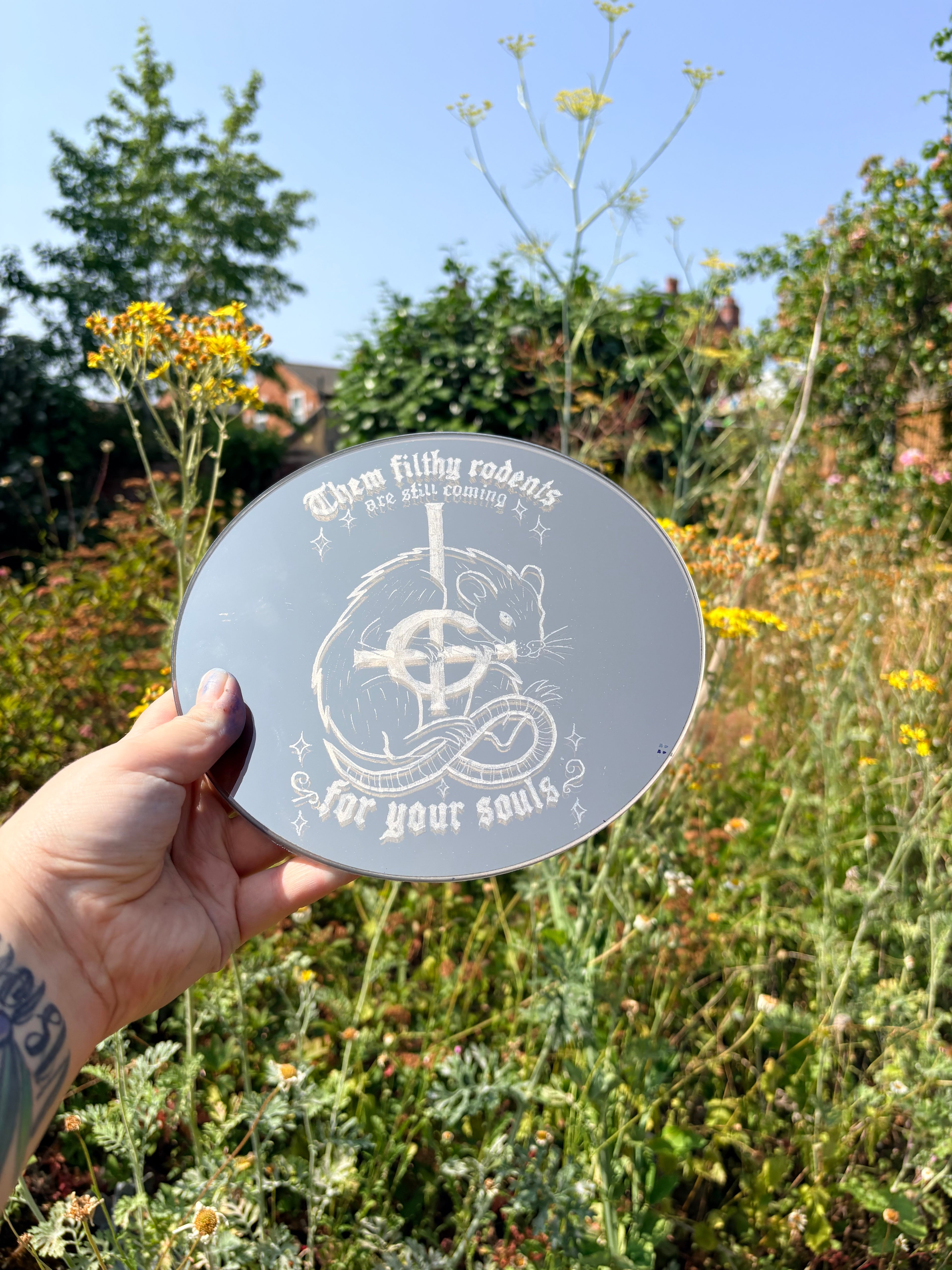 “RATS” Ghost  band inspired mirror