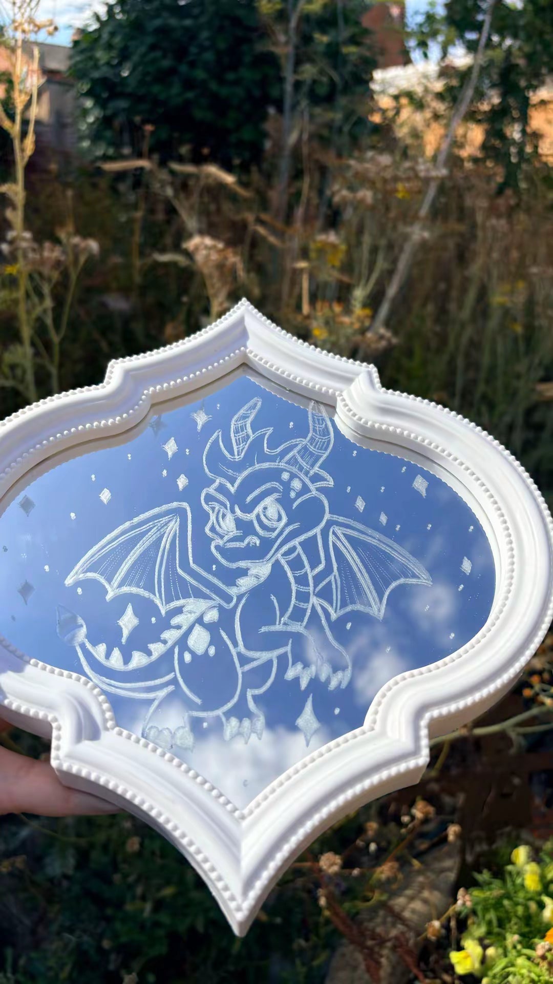 Spyro the dragon small mirror