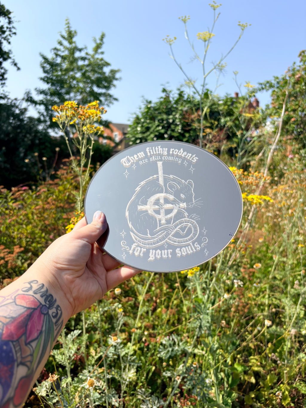 “RATS” Ghost  band inspired mirror