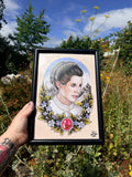 Original Princess Leia Star Wars print (framed)