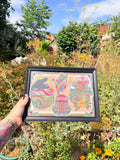 Jurassic park original print (framed)
