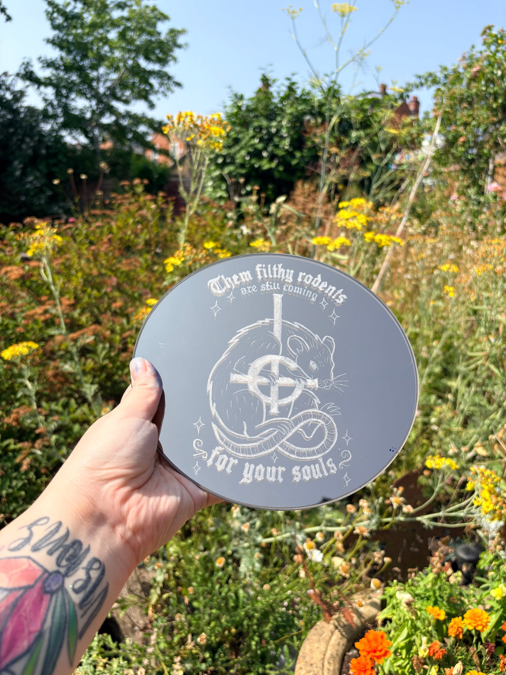 “RATS” Ghost  band inspired mirror