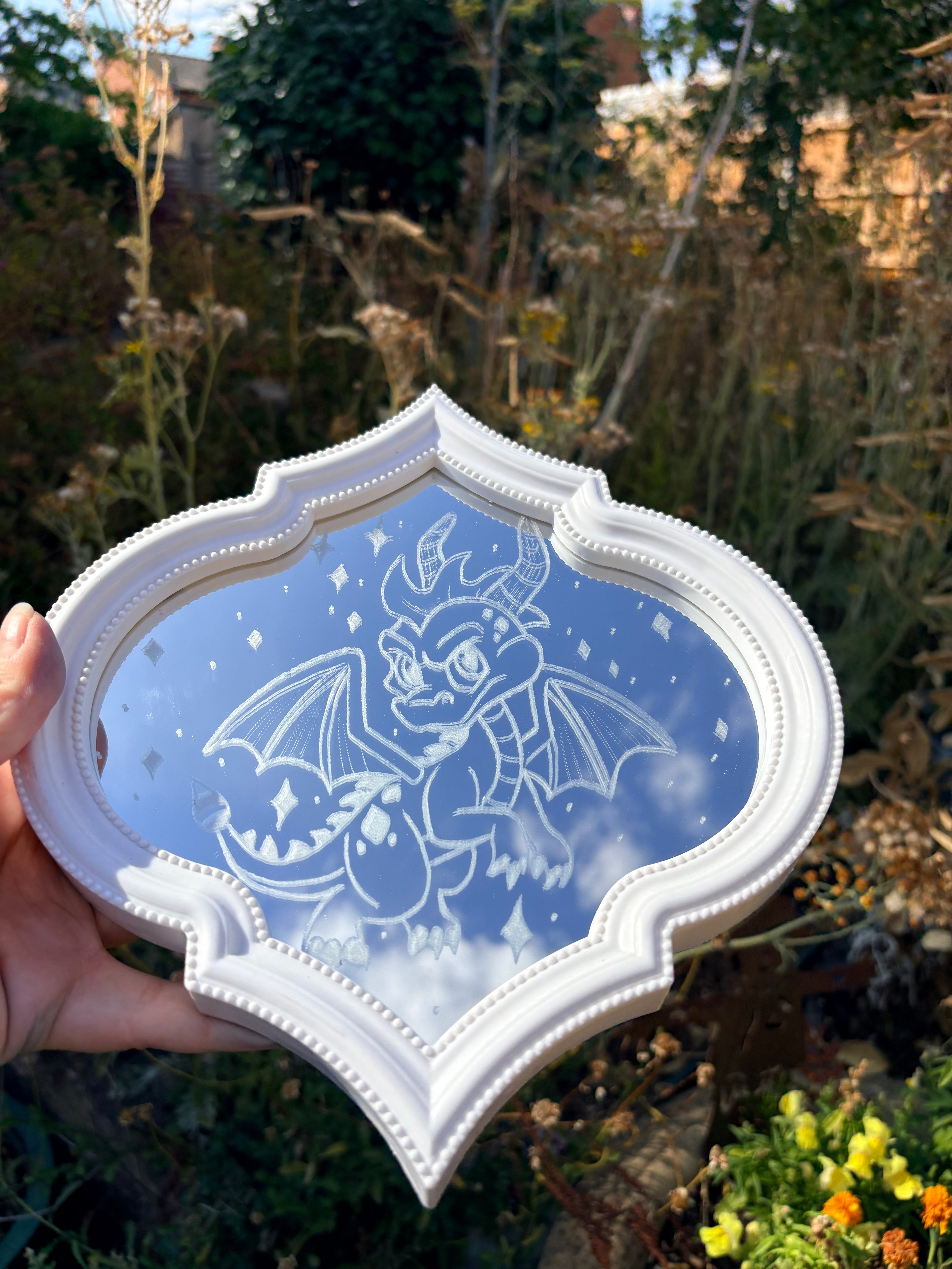 Spyro the dragon small mirror