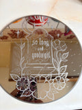 My Chemical Romance“So long goodnight” Neo traditional inspired mirror